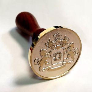 Сургучная печать 40мм с гербом